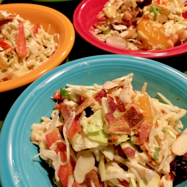 Cabbage Salad with Mandarin Oranges and Fig-Dijon Dressing