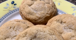 Spice Cookies with Crystallized Ginger