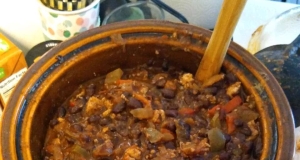 Meatiest Vegetarian Chili From Your Slow Cooker