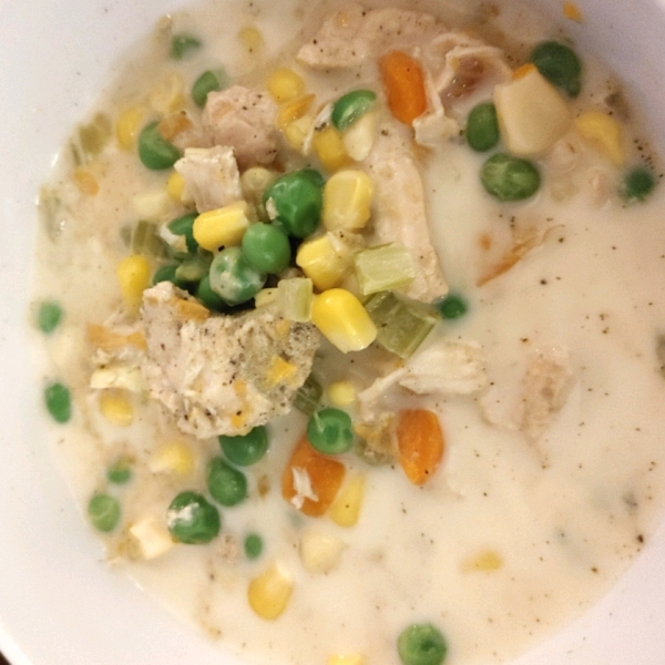 Instant Pot Chicken Pot Pie (Crustless and Gluten Free)