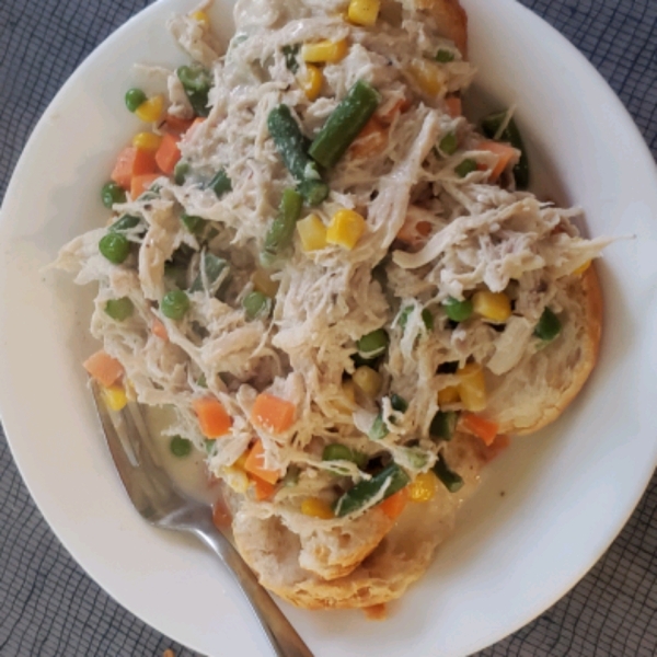 Instant Pot Chicken Pot Pie (Crustless and Gluten Free)