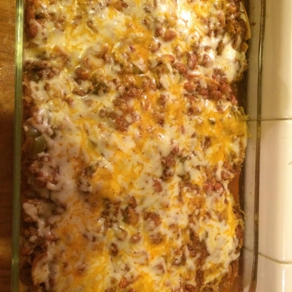 Cheesy Chilada Casserole