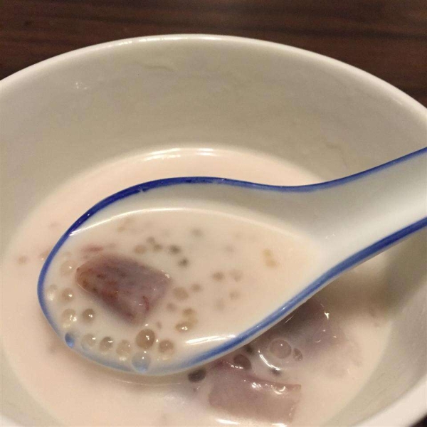 Taro Coconut Tapioca Dessert