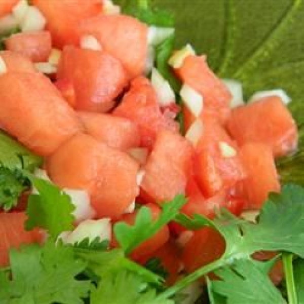 Uncle Jon's Watermelon Salsa