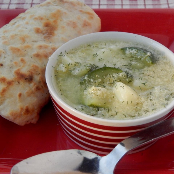 Dill-icious Zucchini Potato Soup