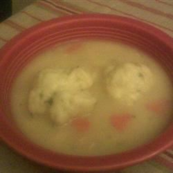 Hearty Turkey Soup with Parsley Dumplings