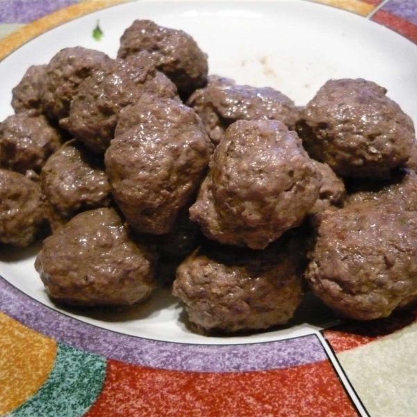 Fabienne's Bison Meatballs