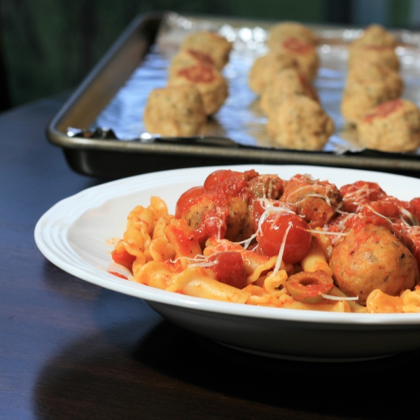 Baked Chicken Meatballs