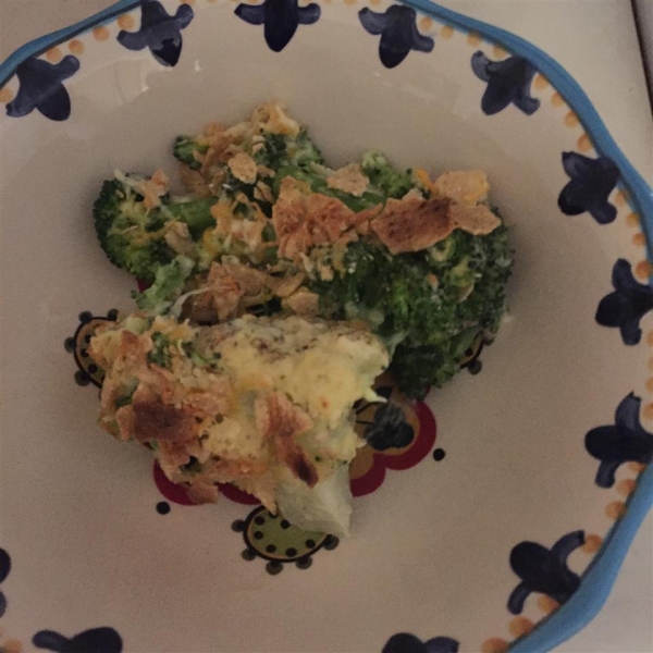 Cheesy Cauliflower and Broccoli Gratin