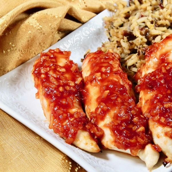 Tangy Oven-Baked Chicken Tenders without Breading