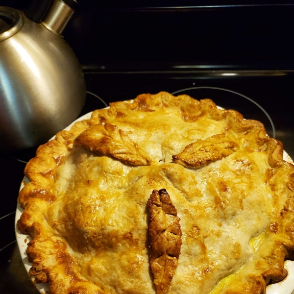 Fresh Rhubarb Pie