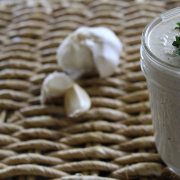 Creamy Raw Cashew Caesar Dressing