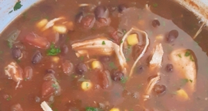 Slow Cooker Chicken Enchilada Soup