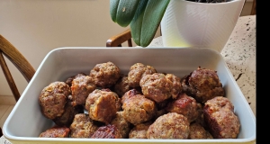 Italian Baked Meatballs