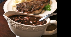 Mushroom Sauce with Red Wine