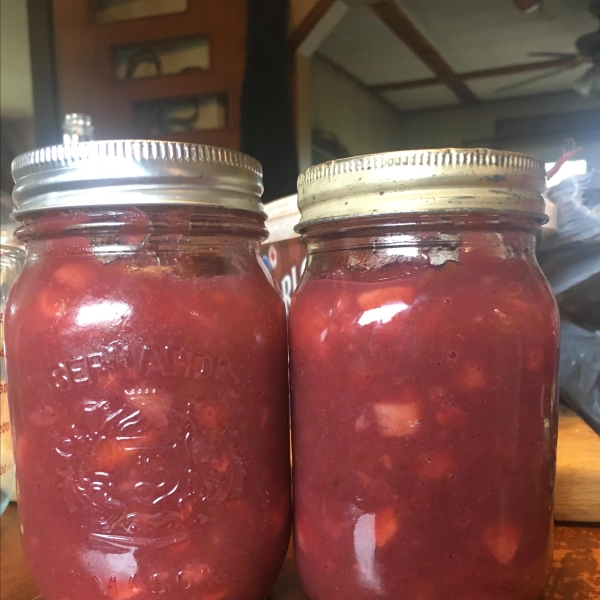 Easy Apple Rhubarb Jam