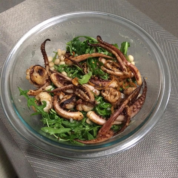 Warm Calamari Salad