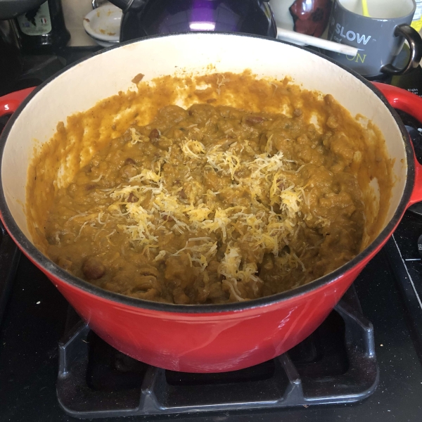 Spicy Sausage Pumpkin Chili