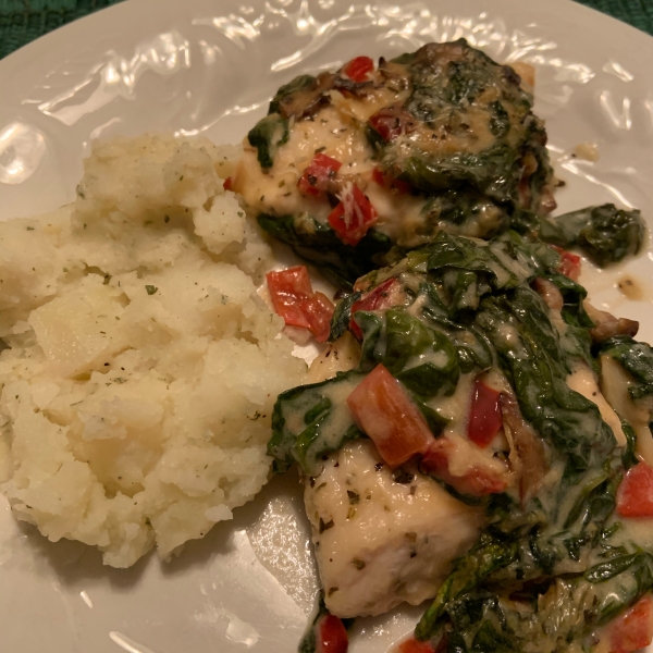 Spinach Chicken Parmesan