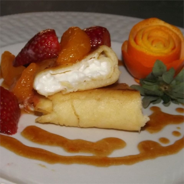 Cottage Cheese Blintzes