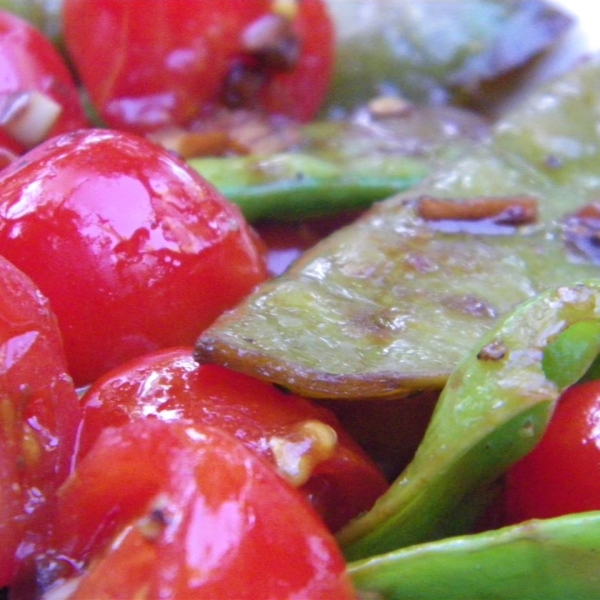 Cherry Tomato Snap Peas