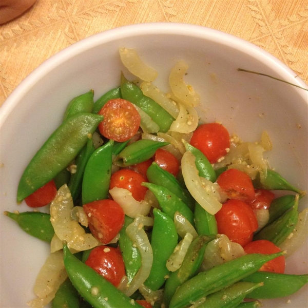 Cherry Tomato Snap Peas