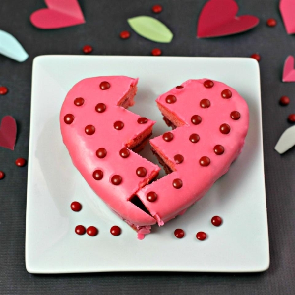 Broken Heart Cake