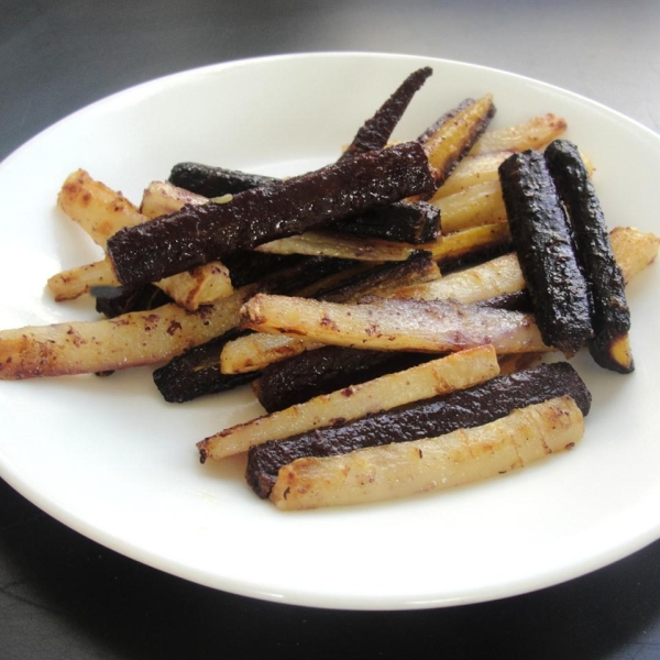 Cajun Rainbow Carrot Fries