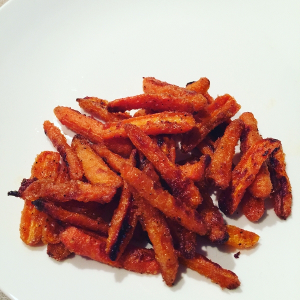 Cajun Rainbow Carrot Fries