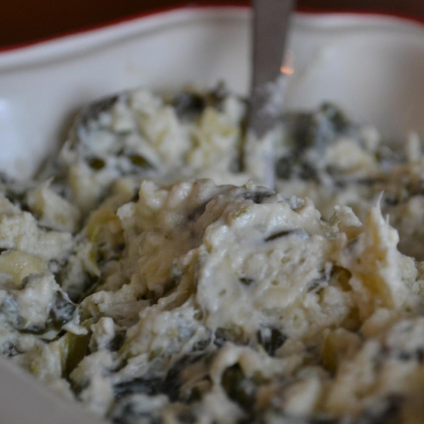 Really Wicked Spinach Artichoke Dip