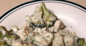 Ricotta Fettuccine Alfredo with Broccoli