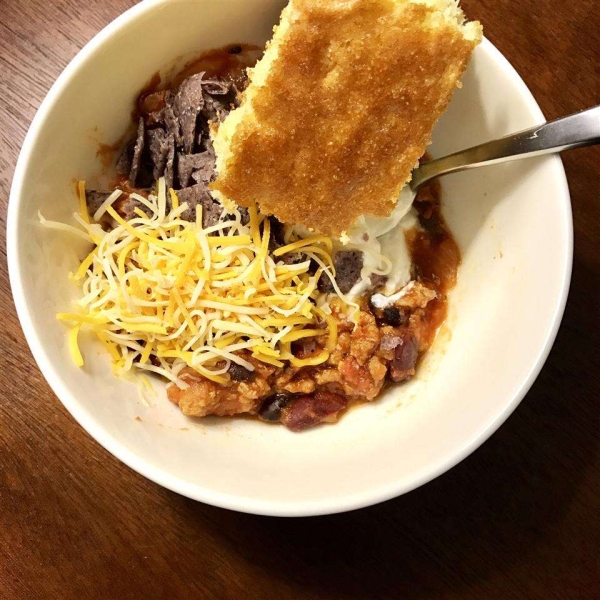 Jay's Spicy Slow Cooker Turkey Chili
