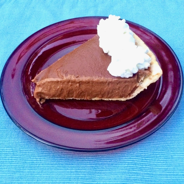 Chocolate Pumpkin Pudding Pie