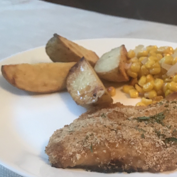 Honey Mustard Chicken Sheet Pan Dinner with Potatoes and Corn