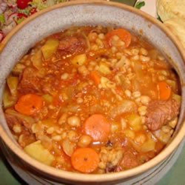 Beef, Bean and Barley Stew