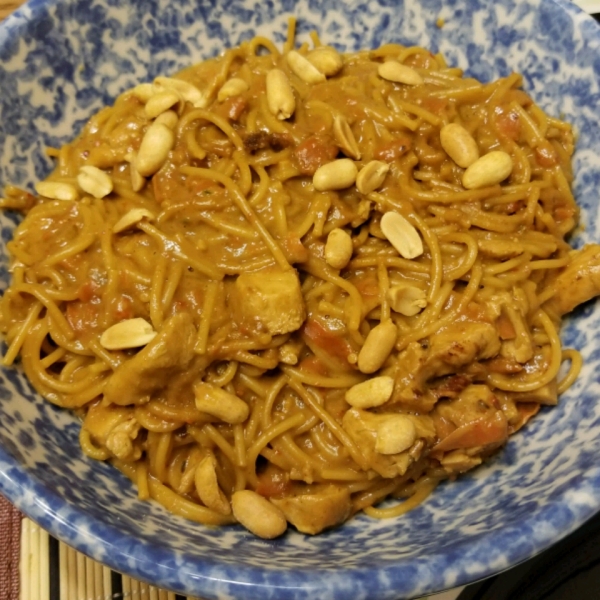 Chicken Noodle Salad with Peanut-Ginger Dressing