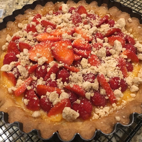 Raspberry Streusel Tart