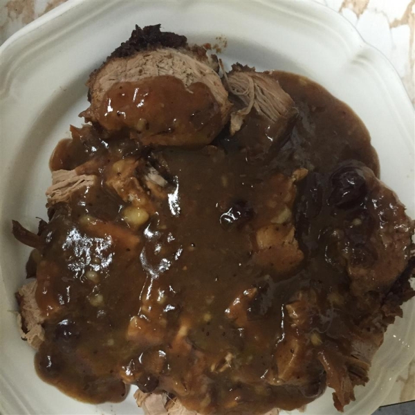 Slow Cooker Cranberry Pork Roast