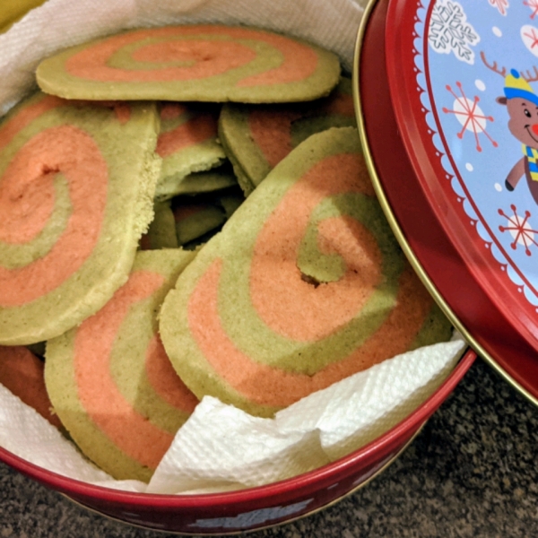 Christmas Pinwheel Cookies