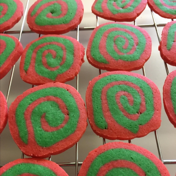 Christmas Pinwheel Cookies