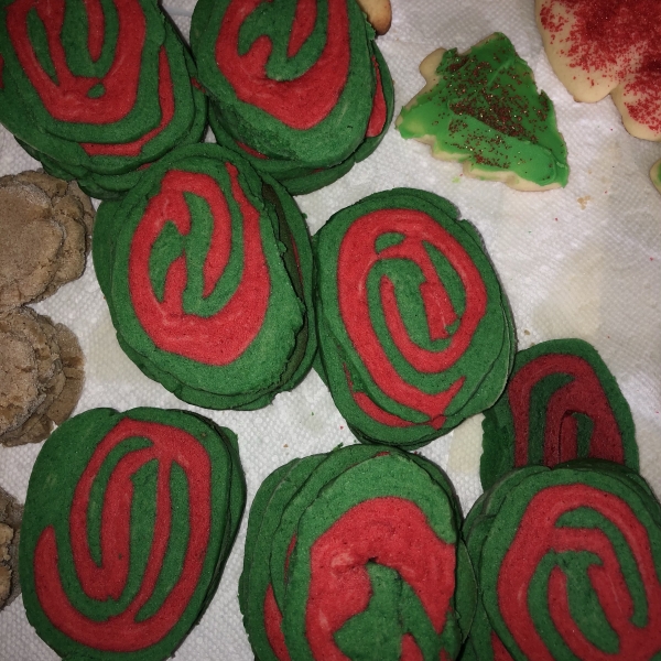 Christmas Pinwheel Cookies