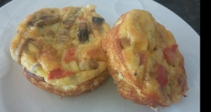 Omelet Muffins with Sausage and Cheese