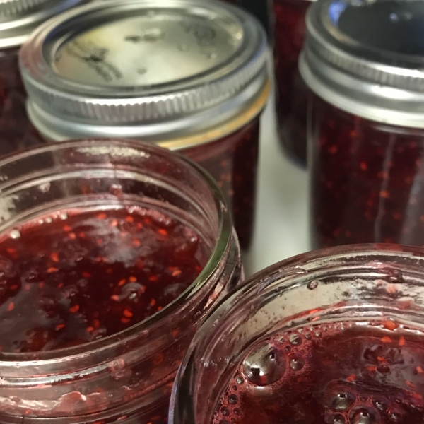 Rhubarb Raspberry Jam