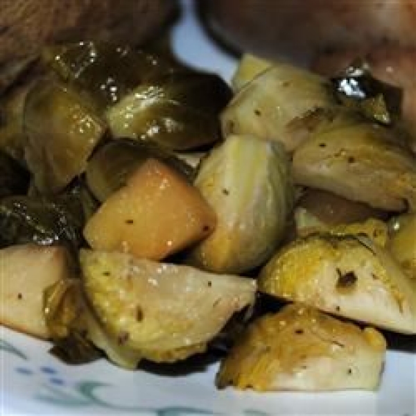 Brussels Sprouts with Apples