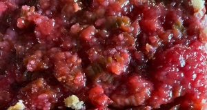 Upside Down Rhubarb Cake