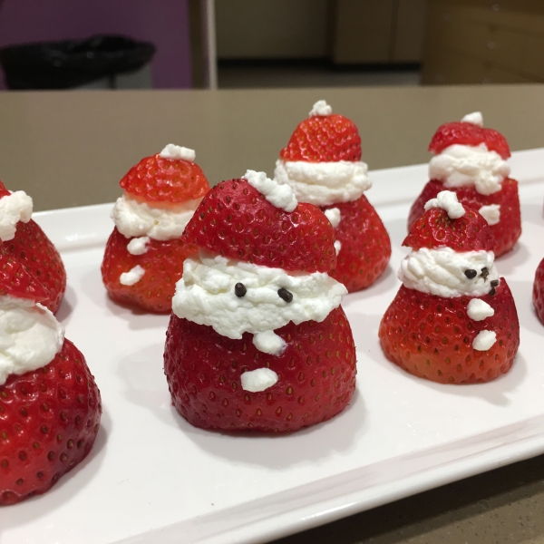 Mini Strawberry Santas