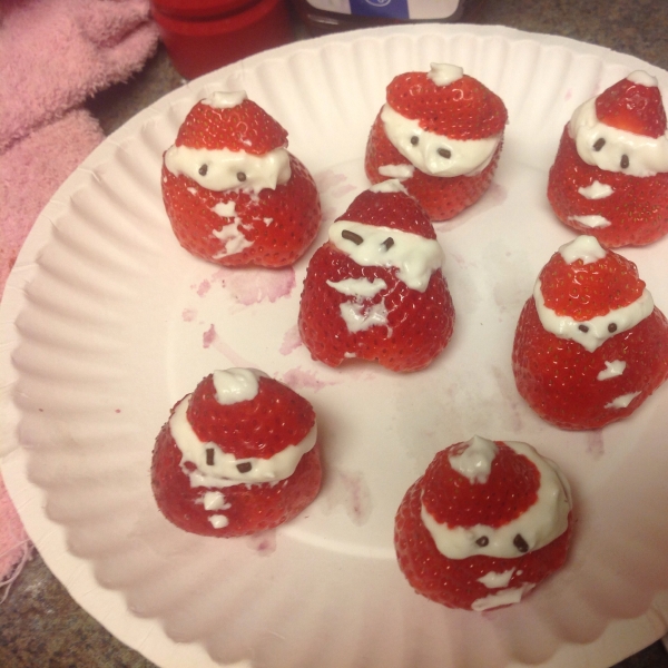 Mini Strawberry Santas