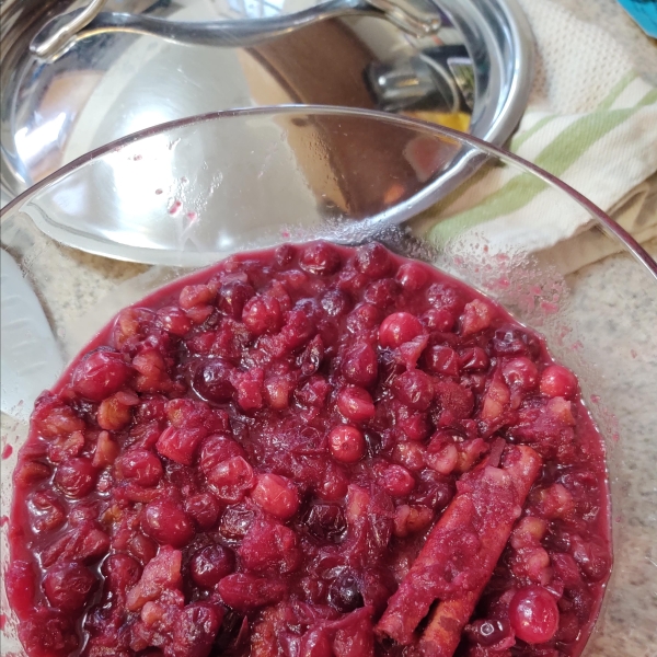 Maple Walnut Cranberry Sauce