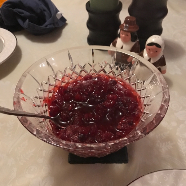 Maple Walnut Cranberry Sauce