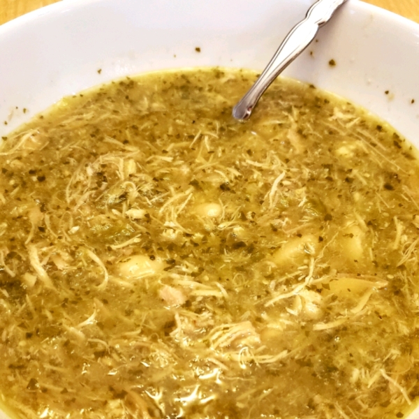 Slow Cooker Green Chile Chicken